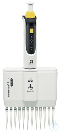 Transferpette S-12 Digital DE-M, 20 -200 µl, with accessory
