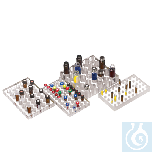 neoChoice Flaschenständer für 50 Fläschchen 8 mm Ø