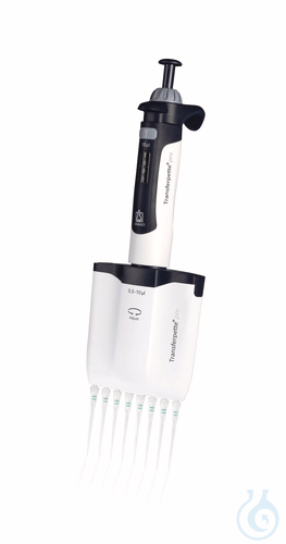 Transferpette pro -8, adjustable, DE-M, 0,5 - 10 µl, with accessory