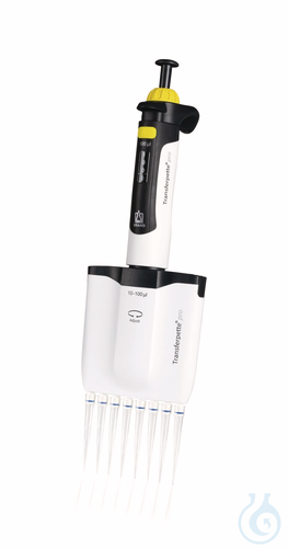 Transferpette pro -8, adjustable, DE-M, 10 -100 µl, with accessory