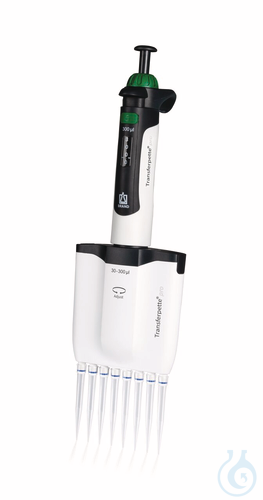 Transferpette pro -8, adjustable, DE-M, 30 -300 µl, with accessory