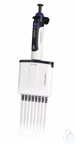 Transferpette pro -8, adjustable, DE-M, 50-1250 µl, with accessory