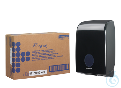 Aquarius™ Spender für gefaltete Handtücher - Interfold / Schwarz Größe: 39,90 cm