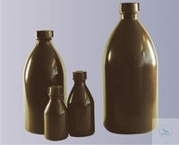 Bottles narrow neck 500ml PE-LD brown complete