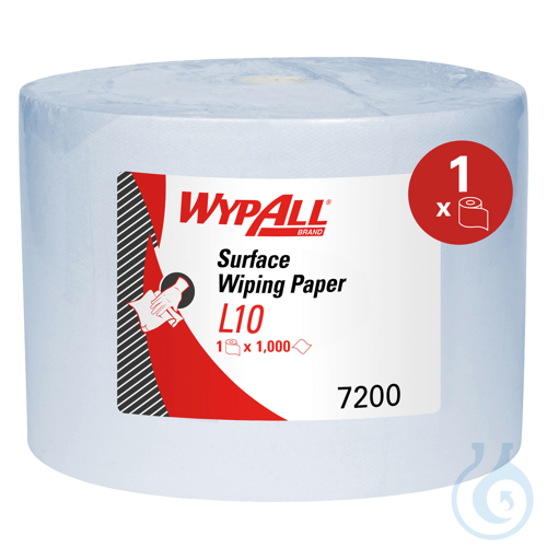 WypAll® L10 General Clean - Großrolle / Blau Lagen: 1 Größe: 38,00 cm x 23,50 cm