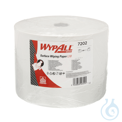 WypAll® L10 General Clean - Großrolle / Weiß Lagen: 1 Größe: 38,00 cm x 23,50 cm