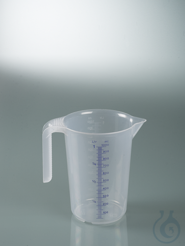 Measuring jug industrial, PP, 1000 ml, stacking