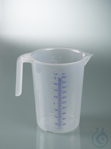 Measuring jug industrial, PP, 2000 ml, stacking