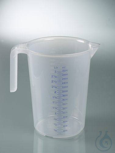 Measuring jug industrial, PP, 3000 ml, stacking