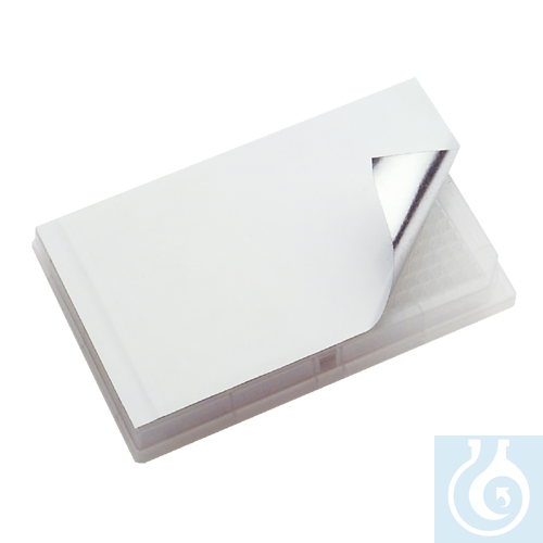 neoChoice PCR-Klebefolie, kaschiertes Aluminium, 78 x 120 mm lg, 100 St./Pack