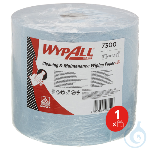 WypAll® L20 General Clean - Großrolle / Blau Lagen: 2 Größe: 38,00 cm x 23,50 cm