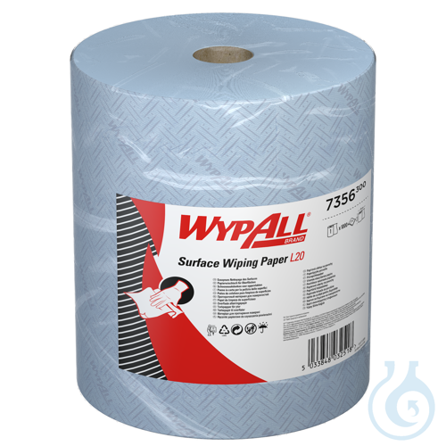 WypAll® L20 EXTRA General Clean - Großrolle / Blau Lagen: 2 Größe: 38,00 cm x