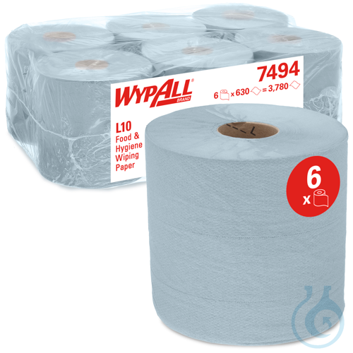 WypAll® L10 General Clean - Centrefeed for Reach+™ / Blau Lagen: 1 Größe: 38,00
