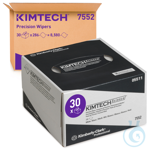 Kimtech* Science Präzisionstücher - Zupfbox / Weiß /Klein Größe: 21,00 cm x