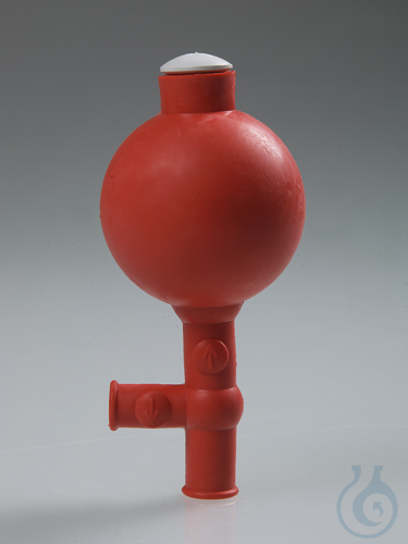 Safety pipetting-ball, red, for pipettes to 100 ml