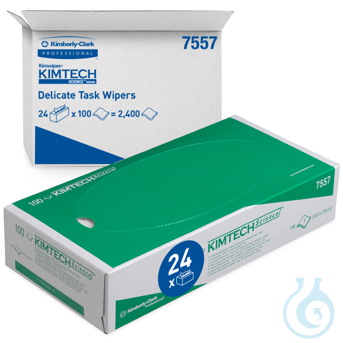 Kimtech® Science Präzisionswischtücher - 100 tücher / Weiß /2-lagig Größe: 20,00