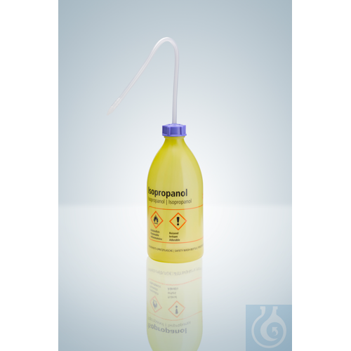 Wasfles, opdruk: ISOPROPANOL