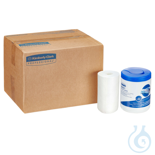 Kimtech® Wettask™ DS Wischtücher - Kleinrollen / Weiß Größe: 15,20 cm x 30,40 cm