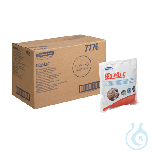 WypAll® Wischtücher - Grün Größe: 27,00 cm x 27,00 cm Inhalt: 6 Beutel x 75