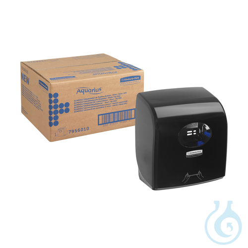 Aquarius™ Slimroll™ Rollenhandtuchspender - Schwarz /NEU Größe: 32,40 cm x 29,80