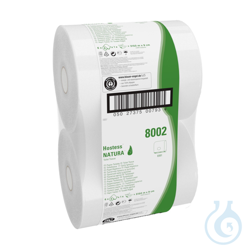 Hostess™ NATURA Toilettenpapier - Jumbo / Weiß /525 M / 60 Lagen: 1 Größe: