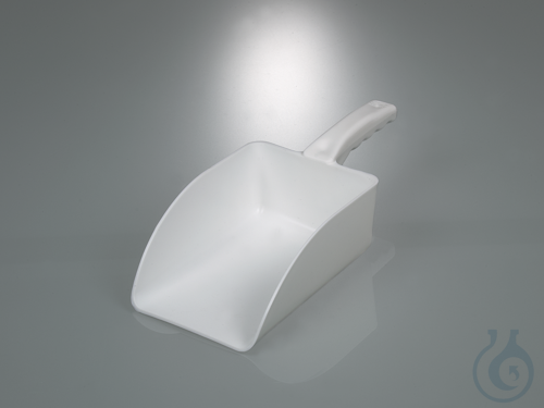 Filling scoop foodstuffs,PP white,WxDxL 14x19x31cm