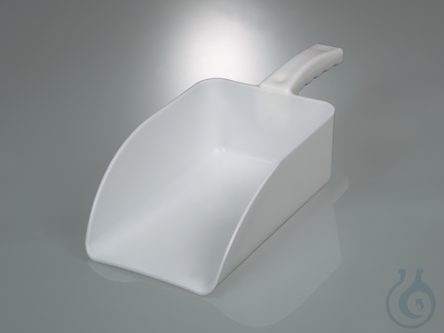 Filling scoop foodstuffs,PP white,WxDxL 17x23x36cm