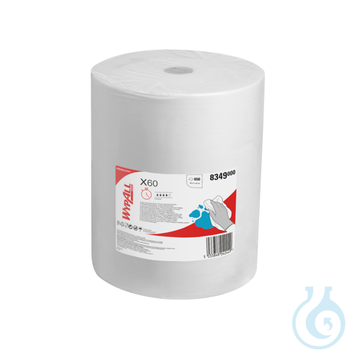 WypAll® X60 General Clean - Großrolle / Weiß Lagen: 1 Größe: 38,50 cm x 41,50 cm
