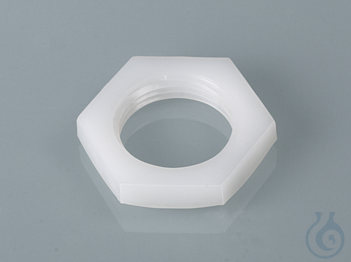 Hexagonal nut, inner thread, PE, 1/2'', SW 27 mm