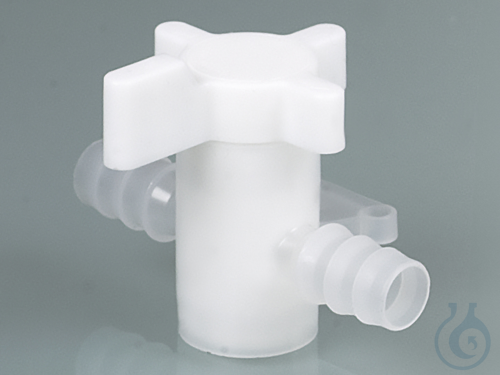 Two-way valve, PVDF, Ø 11-13 mm, NW 8 mm, white