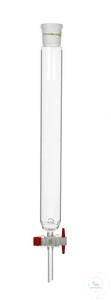 Chromatography column, FH 200 mm, I-Ø 10 mm, socket size 14,5/23,