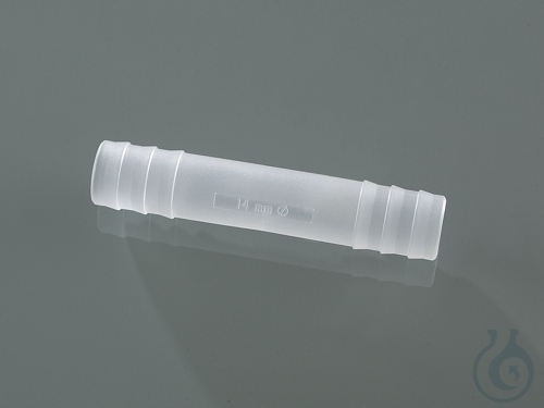 Connector straight, cylindrical, PVDF, Ø 13-15 mm