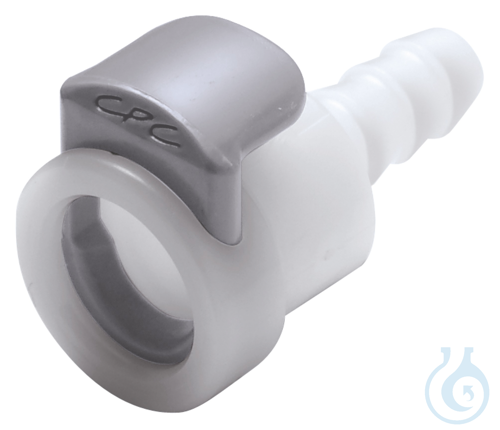CPC coupling, POM, female, o. Vent., nozzle Ø6,4mm