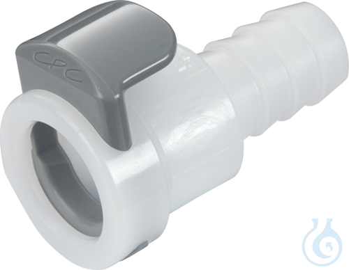 CPC coupling, POM, female, o. Vent., nozzle Ø9,5mm