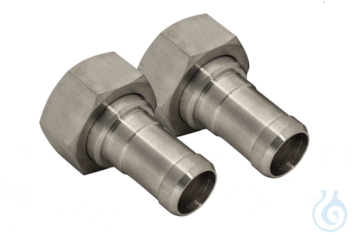 2 Barbed fittings for tubing 5/8'' inner dia. to NPT 3/4'' female