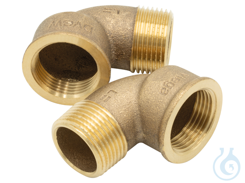 2 Elbow fittings 90°/G1'' female/male