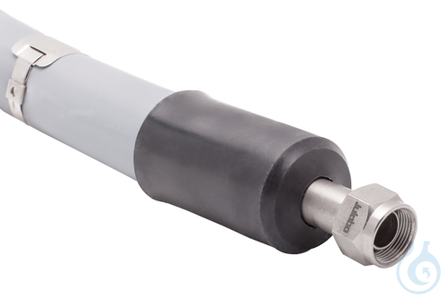 1.5 m Metal tubing, insulated, 2 fittings M16x1 female (-50...+200 °C)