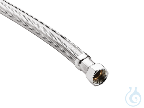 2 m Flexible braided tubing G 3/4'' (-30...+100 °C) with 2 straight fit