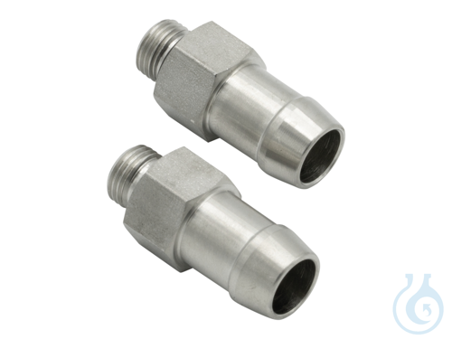 2 Barbed fittings M10x1 for tubing 12 mm ID