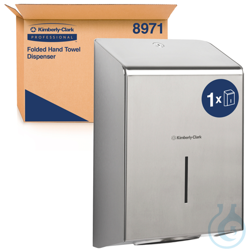 Kimberly-Clark Professional™ Handtuchspender - Edelstahl Größe: 34,90 cm x 23,70