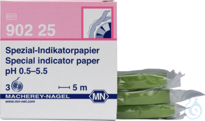 Spec. ind. pH 0.5-5.5, reel, refill