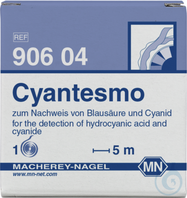 Rouleau de papier test Cyantesmo 5 m, largeur 10 mm, Macherey-Nagel, art. 90604