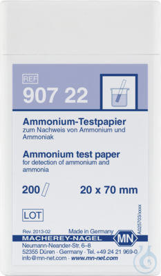 Ammonium test paper