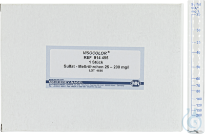 VISO Sulphate measuring tube 25-200 mg/l