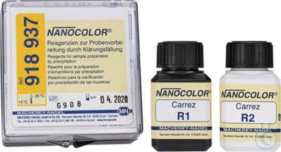 NANO-reagensmonstervoorbereiding/neerslag