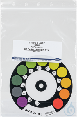 VISO HE Colour comparison disk pH 4-10