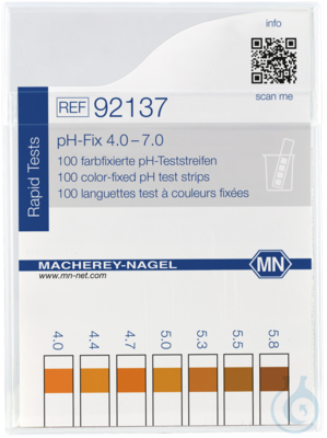 pH-Fix indicator sticks pH 4.0 - 7.0/100