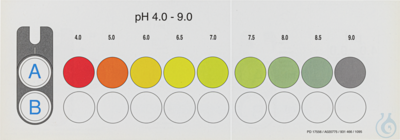 VISO ECO pH 4,0 - 9,0 Colour card