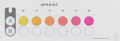 VISO ECO pH 6,9 - 8,2 Color card