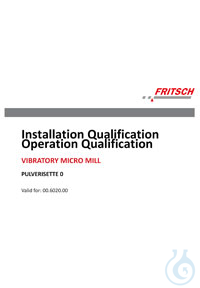 IQ/OQ documentation P-0 as form